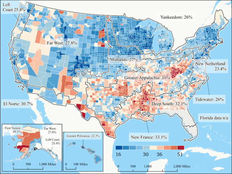 The Regional Geography of Disability in the United States Nationhood Lab